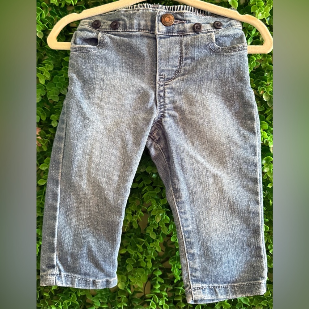 Baby B’gosh Jeans 6M | Light Wash Denim | Elastic Waist Baby Pants